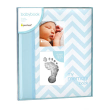 Load image into Gallery viewer, Pearhead Chevron Babybook - Blue
