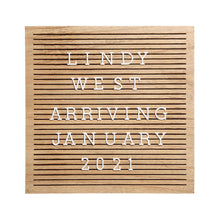 Load image into Gallery viewer, Pearhead Wooden Letterboard Set - Natural
