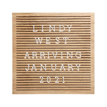 Load image into Gallery viewer, Pearhead Wooden Letterboard Set - Natural
