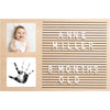 Pearhead Babyprints Letterboard Frame - Natural