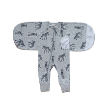 Load image into Gallery viewer, Plum Sketch Zebra 1.0 TOG Swaddle Suit - Large
