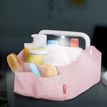Load image into Gallery viewer, Skip Hop Nursery Style Light Up Nappy Caddy - Pink Heather
