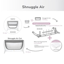 Load image into Gallery viewer, Shnuggle Air Cot Conversion Kit - Dove Grey
