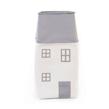 Load image into Gallery viewer, Childhome Toy Box House - Polyester - Grey Off White
