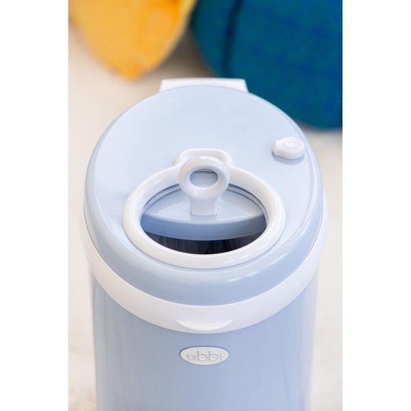 Ubbi Nappy Pail Cloudy Blue Bloom Connect SG